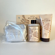 Vtg Avon Little Wild Country On-The-Go Gift Set Shampoo Cologne Wallet