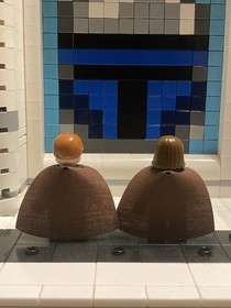 LEGO Star Wars 7283 Anakin Skywalker and Obi-Wan Kenobi Minifigures 7257