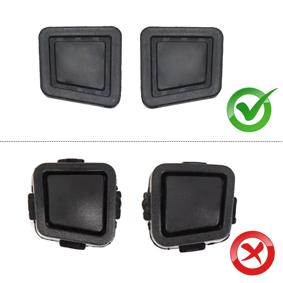 2X Keyless Door Outer Handle Button Rubber Cover Caps Fit for Mercedes-Benz - Image 2 of 4
