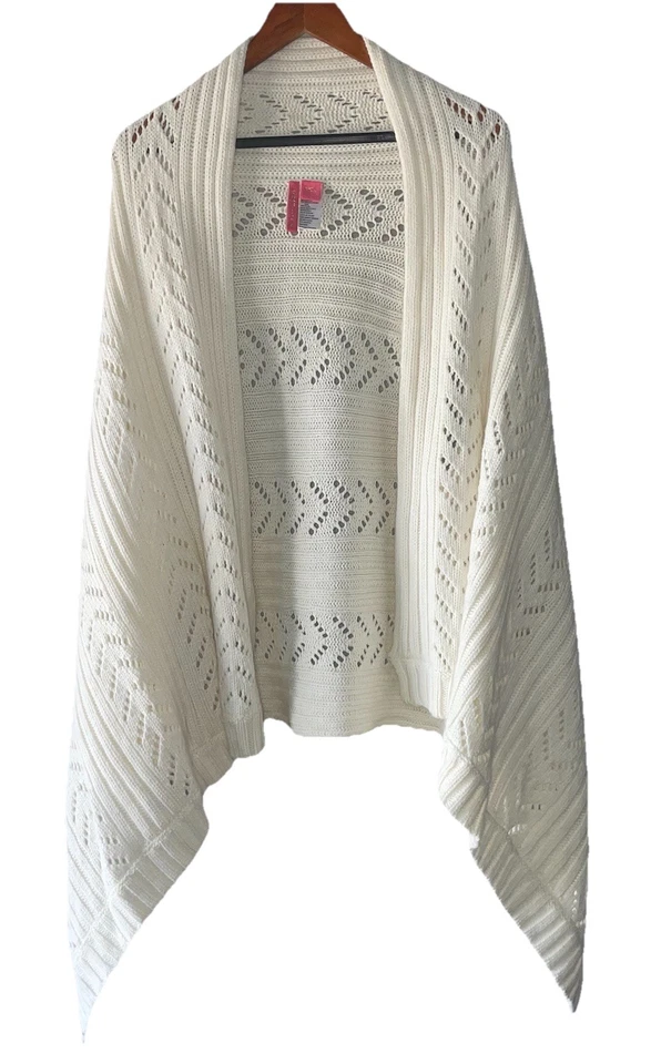 Anthropologie Charlotte Tarantola Mujer Cárdigan Chaleco Mezcla Angora Talla L Crema Foto 2 de 4