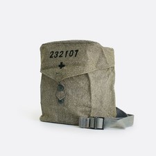 Deadstock Swiss Army Salt Pepper Shoulder Bag