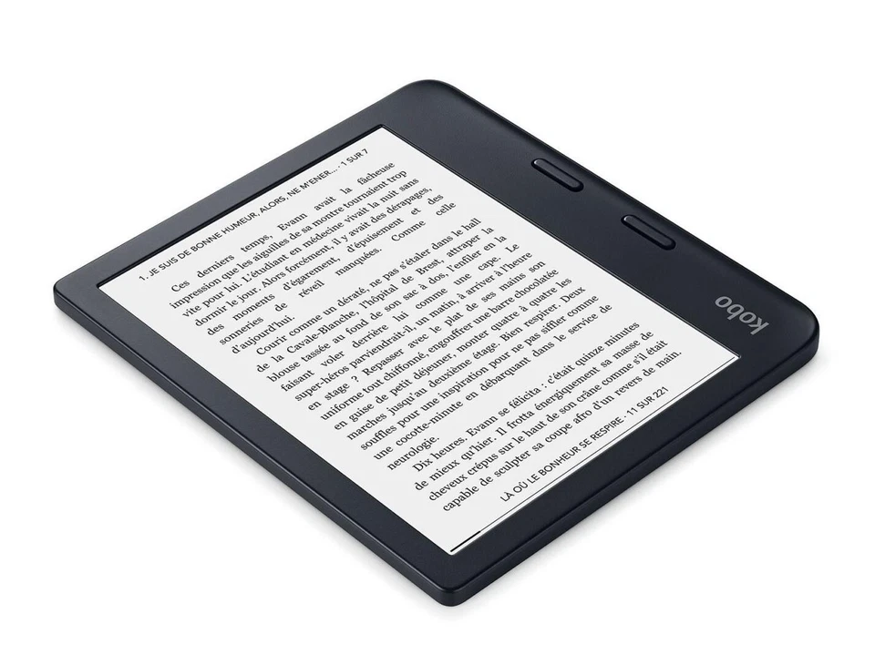 Kobo Libra 2 schwarz/black  7" Waterproof e-Book-Reader 32GB N418  Display
