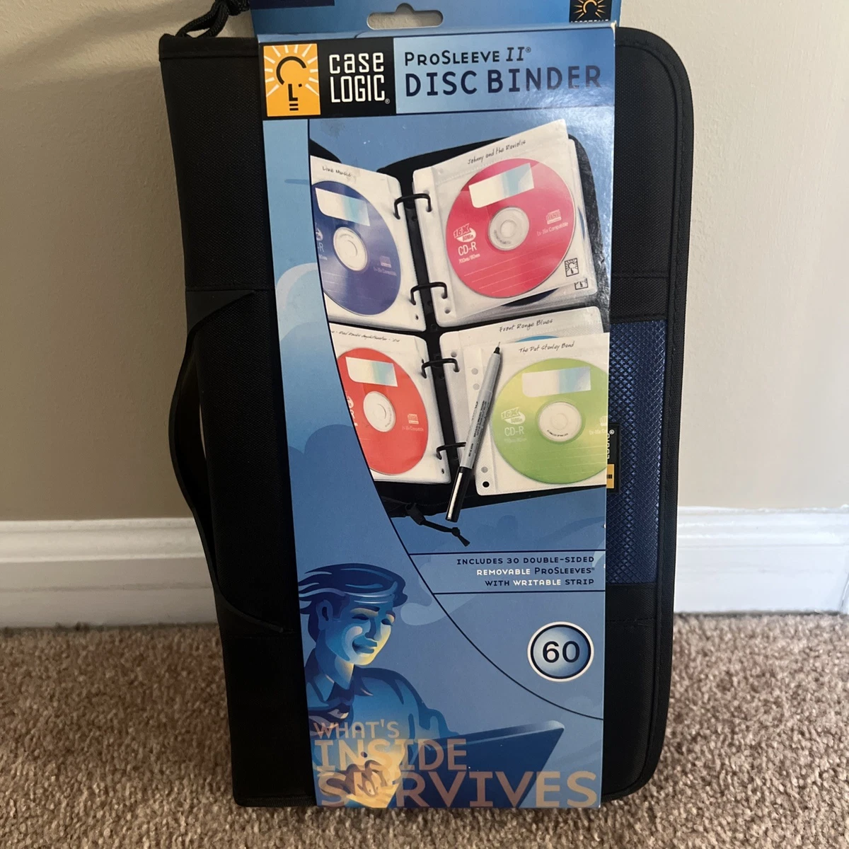 Case Logic Media Tall/DVD Cases Solutions CD, DVD & Blu-ray Discs