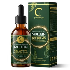 Mullein Drops for Lungs  Mullein Leaf Extract with Chlorophyll Liquid 60ml