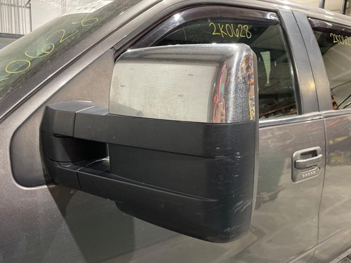 2007 - 2014 Ford F150 Driver LH Left Black/Chrome Heated Power Fold Door Mirror - Picture 2 of 5