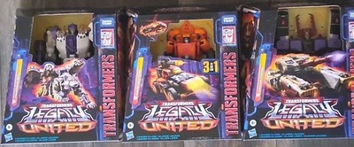 Hasbro Transformers Legacy United Lot -Sandstorm -Tiger hawk-Galvatron 3 For $ 2