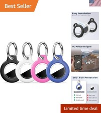 4 Pack Case for AirTag 2nd Gen 2026  1st Gen, Holder Anti-Scratch Protective...