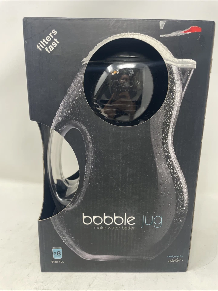 Bobble Jug Фильтрация воды 64 унции + добавка 40 галлонов Сменный фильтр - Новый/Герметичный - Изображение 3 из 4