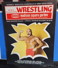 12/28/82 MSG WWF Championship Wrestling program SUPERSTAR BILLY GRAHAM - Snuka