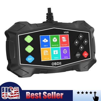 OBD2 Scanner Engine Diagnostic Tool Full Modes Battery Test Live Data Stream