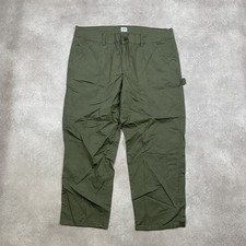 Lee Carpenter Trousers Womens 33" Relaxed Fit Workwear Pants, Green