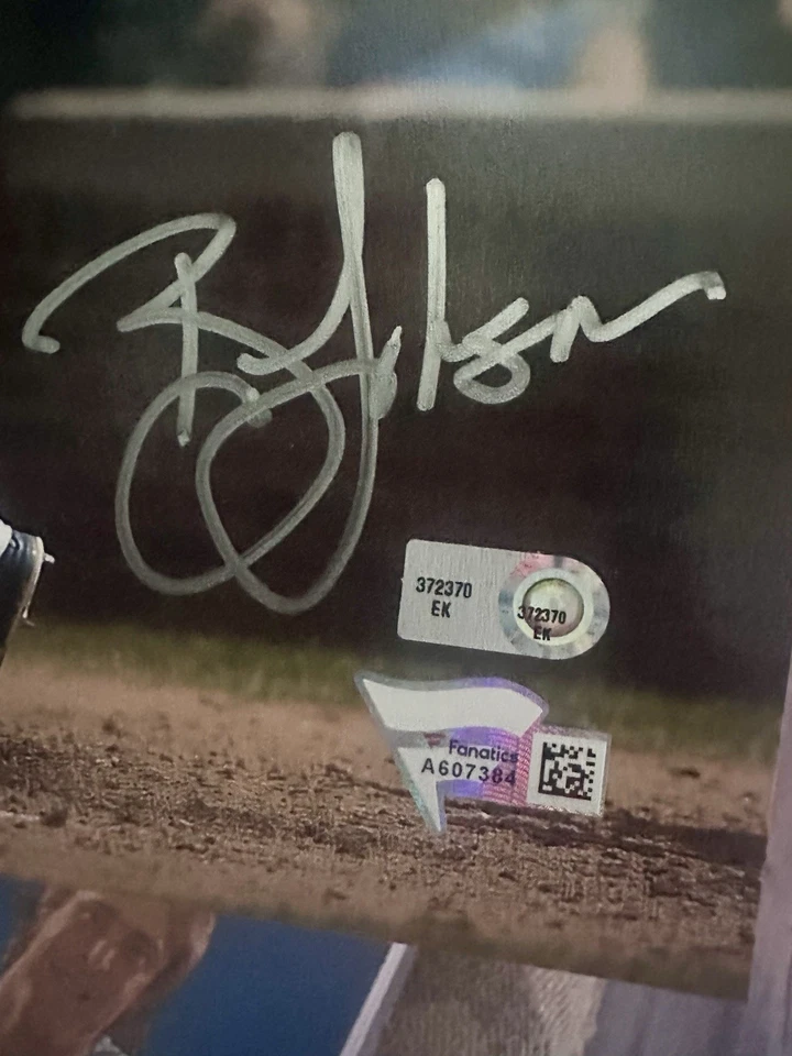FOTO DE BÉISBOL 8X10 AUTOGRAFIADA A MANO POR BRETT JACKSON CON CERTIFICADO DE AUTENTICIDAD DE FANÁTICOS Foto 2 de 3