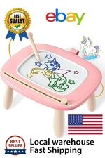 Kikidex Magnetic Drawing Board, Toddler Girl Toys for 1-2 Year Old, Doodle Board