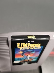 Ultima Quest of the Avatar (Nintendo NES, 1990) Tested and Cleaned w/dust cover