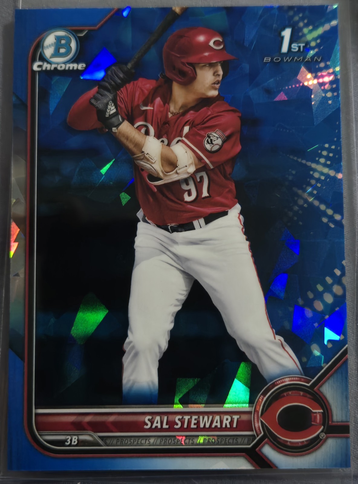 2022 Bowman Draft Sapphire Sal Stewart 1st Bowman Chrome Sapphire