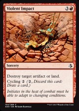 x4 Violent Impact - Amonkhet - NM - MTG