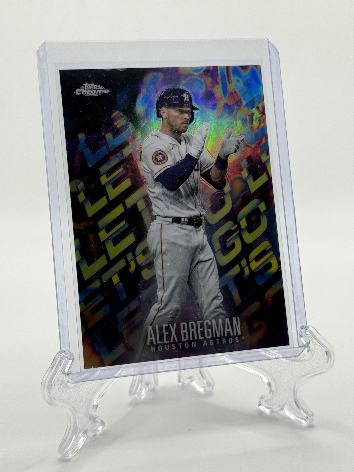 2024 Topps Chrome #LGC-32 Alex Bregman Let’s Go Insert SP Case Hit Astros