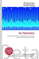 Lambert M. Surhone (U. A.) | So Television | Taschenbuch | Englisch (2026)