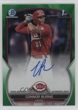 2023 Bowman Draft Green Lava Refractor 75/99 Connor Burns #CDA-CB Auto 1e1a