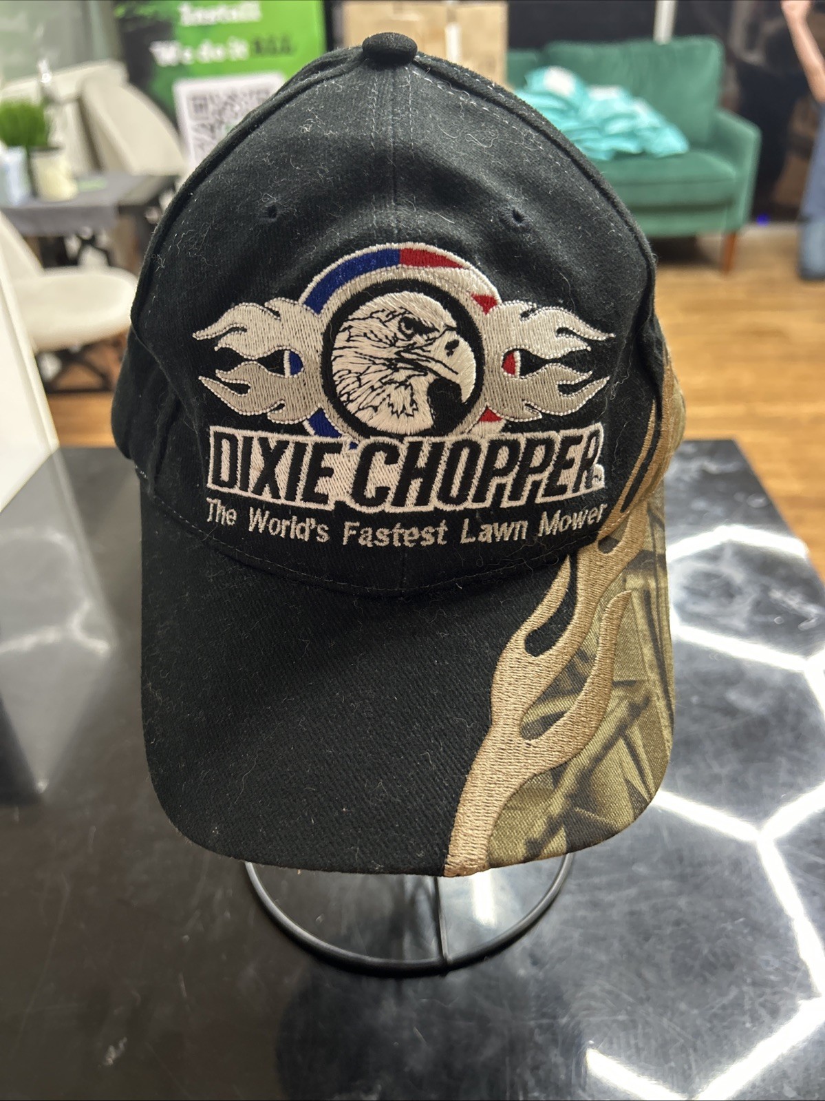 Dixie Chopper Hat Eagle Logo - adjustable strap i… - image 1