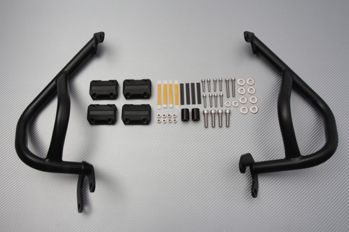 Barres de protection moteur Kawasaki Versys 650 LE650E 2015-2021 crash bars noir