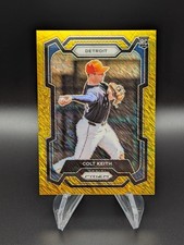 2024 Panini Prizm COLT KEITH RC FOTL Gold Shimmer 1/7 First On Print!