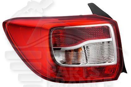 Feu arrière gauche Renault Symbol 01/13 : optique de rechange pour carrosserie de berline