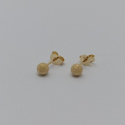 OHRSTECKER DIAMANTKUGEL IN 18KT GELBGOLD 1,4 GR. (8226)