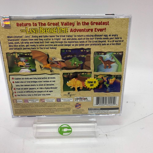 Land Before Time Return to the Great Valley (Sony PlayStation 1 PS1, 2000) Precintado - Imagen 2 de 3
