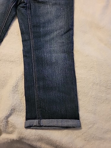 NEW Juniors sz 3 Candies Cool and Cuffed Denim Capris Double Button - Picture 7 of 16