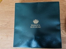 Freimaurer im Originalkarton Ironstone Mandalay bedruckte und handbemalte Platte