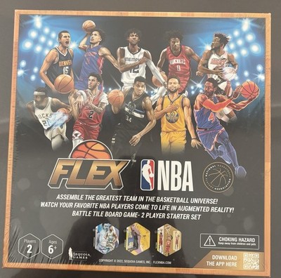 Sequoia Games Flex NBA Augmented Reality Board Game 2 Player Starter Set Sports