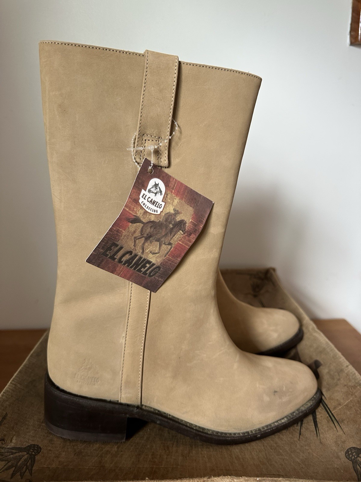 Bota Campera Canelo Mod Tabaco Oscuro Mujer’s Talla 7.5