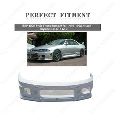 Frp 400r Style Front Bumper For 1995-1998 Nissan Skyline R33 Gts Gtst