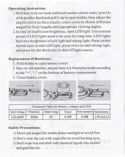 Sports Card Grading Kit Centering Tool, LED Magnifying Table Lamp for Handsfree,