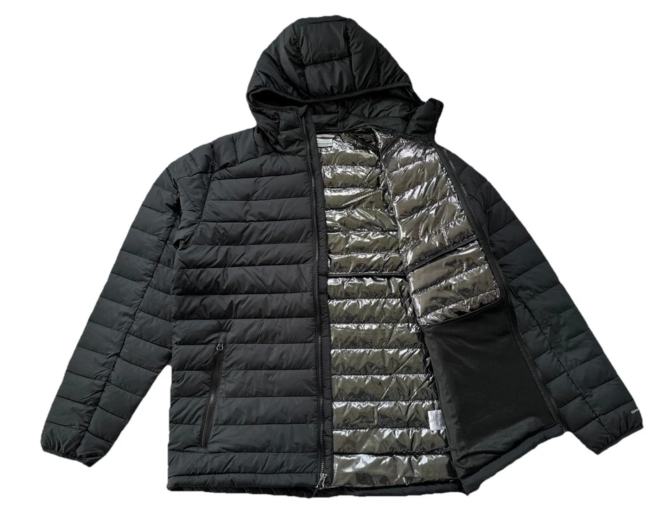 Columbia Men's White Out 1.0 FS Hooded Omni-Heat Down Jacket - Image 2 of 4