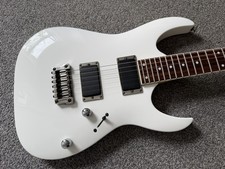 2009 Ibanez RGA32 active pickups electric guitar WHITE, super stat, shredder