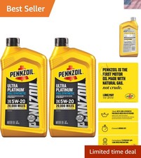 Best Motor Oil for Trucks 5W-20 Full Synthetic Motor Oil (2-Pack) - Best for Performance & Fuel Economy