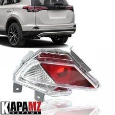 Rear Bumper Reflector Light Lamp 2016 2017 2018 For Toyota RAV4 Left Side NEW