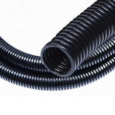 15 FT 1/2  Wire Loom Split Tubing,Dog Cat Cord Protector,Split Wire Loom Tubi...
