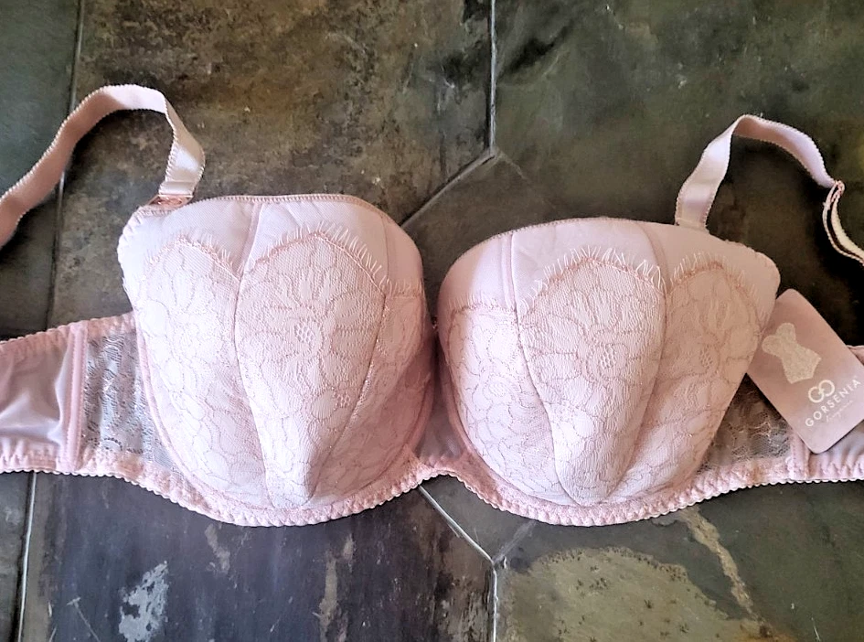 32G (US) Gorsenia Magic Rose Full Coverage Underwire Balconette Bra K551 - Image 2 of 4