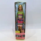 Mattel Barbie Boutique Blonde Doll Striped Sweater Dress #56431 Vintage 2002 NIB