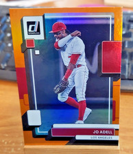 2022 Donruss Holo Orange Jo Adell #210 Los Angeles Angels Parallel