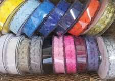 RIC RAC Trimming ribbon 6mm - crafting sewing trim - 22 COLOURS incl Lurex, Irid
