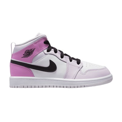 Air Jordan Air Jordan 1 Mid PS 'Barely Grape' DQ8424-501 Kids Shoes