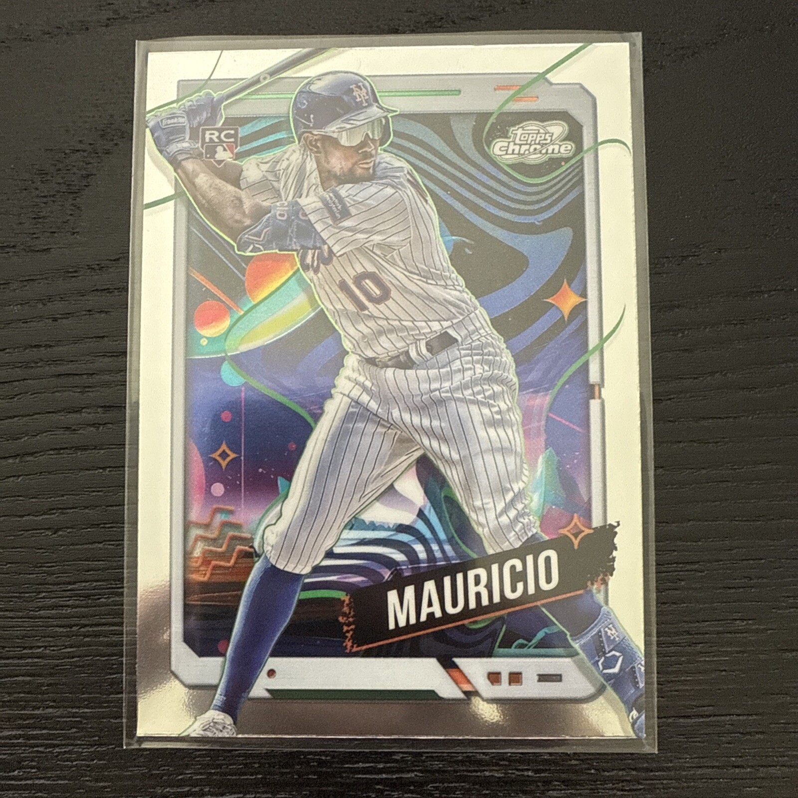 2024 TOPPS COSMIC CHROME REFRACTOR #10 RONNY MAURICIO RC METS