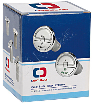 OSCULATI Quick Lock Waste 30 grad Einfüllstutzen 38 mm