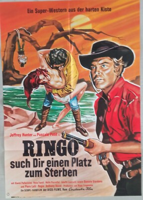 E187 Kinoplakat  RINGO SUCH DIR EINEN PLATZ ZUM STERBEN