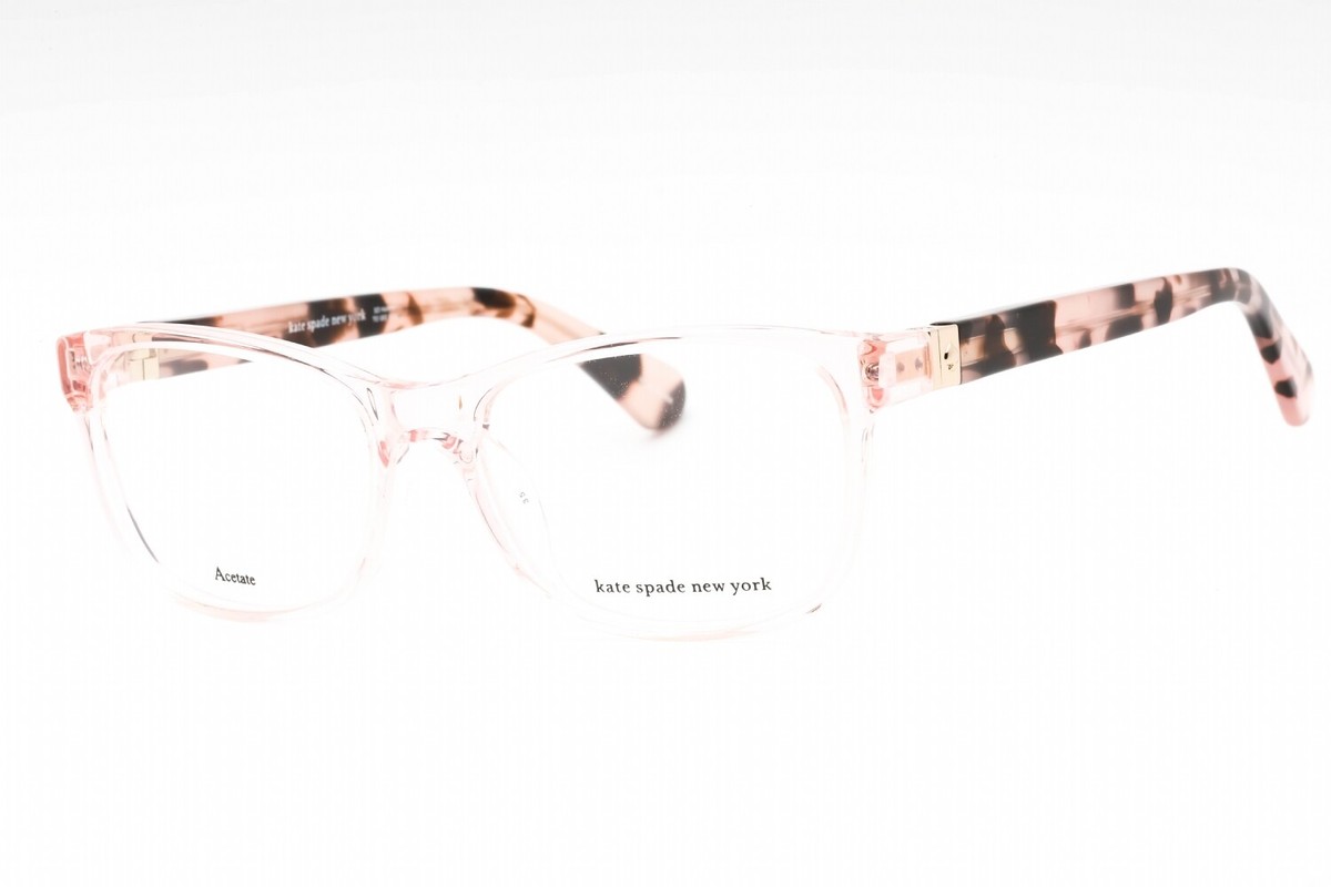 KATE SPADE CALLEY HT8 Eyeglasses Pink Havana Frame 50mm | eBay