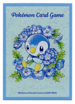 Baby Blue Piplup Individual Card Sleeve Pokemon Center Japan Original